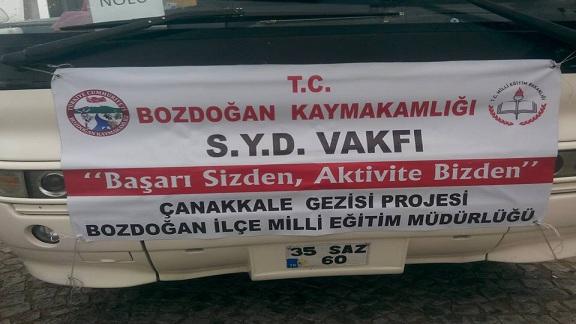 Başarı Sizden Aktivite Bizden Projesi Çanakkale Gezi