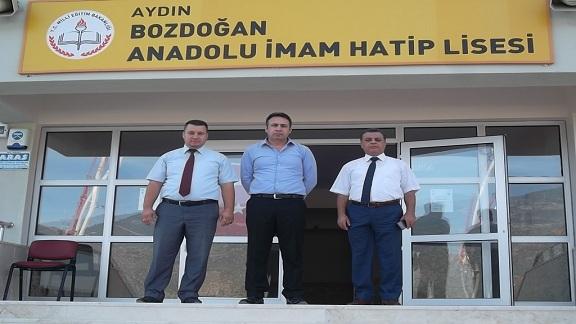 İlçe Milli Eğitim Müdürümüz Mehmet MADRAN, İlçemiz Bozdoğan Anadolu İmam Hatip Lisesini Ziyaret Etti.