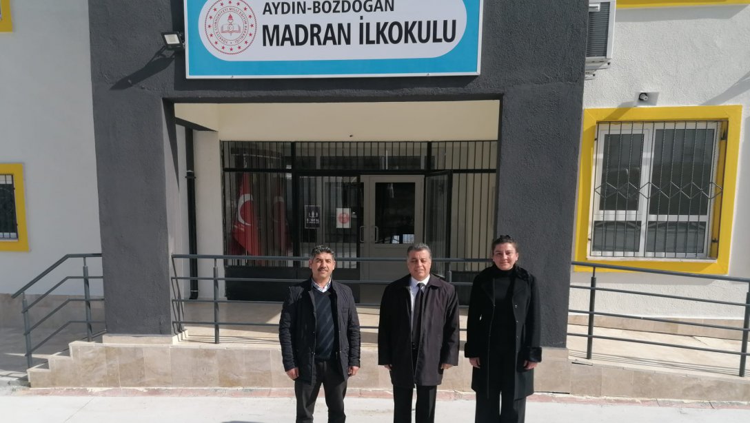 İlçe Milli Eğitim Müdürümüz Sayın Mehmet MADRAN'ın Okul/Kurum Ziyareti.