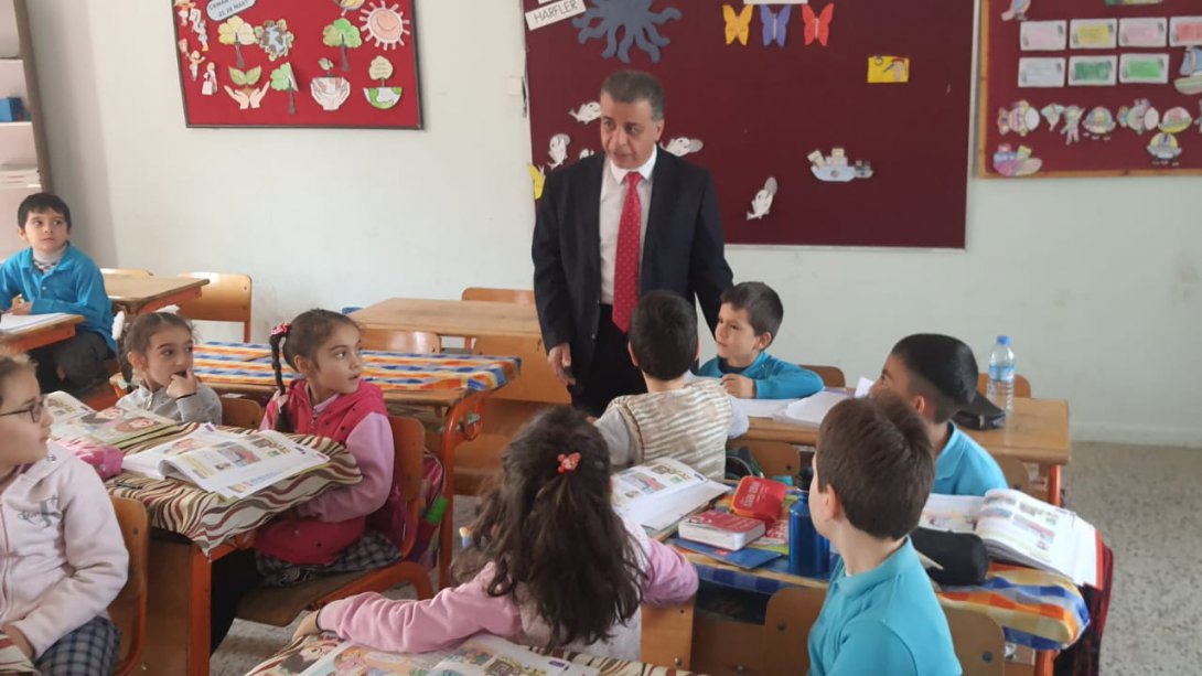 İlçe Milli Eğitim Müdürümüz sayın Mehmet MADRAN'ın Okul Ziyareti