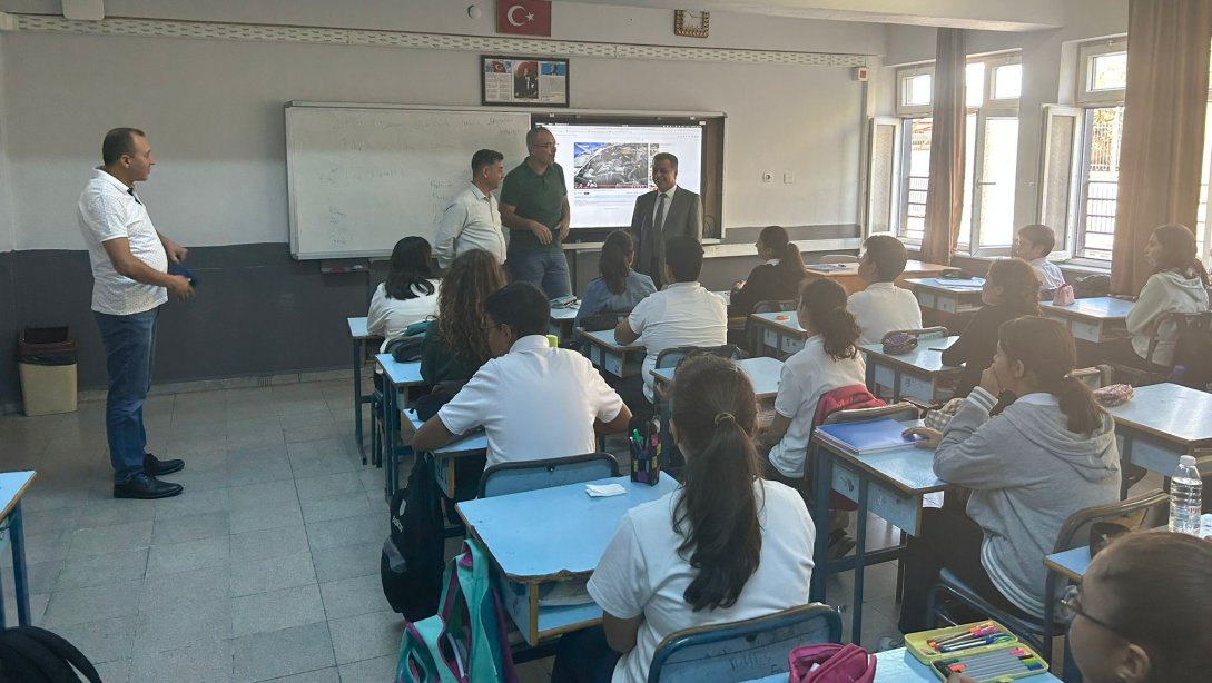 İlçe Milli Eğitim Müdürümüz Sayın Mehmet MADRAN'ın Fatih Ortaokulu Ziyareti