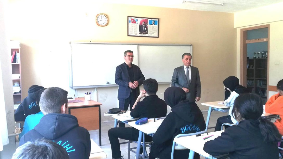 İlçe Milli Eğitim Müdürümüz Sayın Mehmet MADRAN'ın Bahattin-Gülten Çırpanlı Anadolu İmam Hatip Lisesi Ziyareti